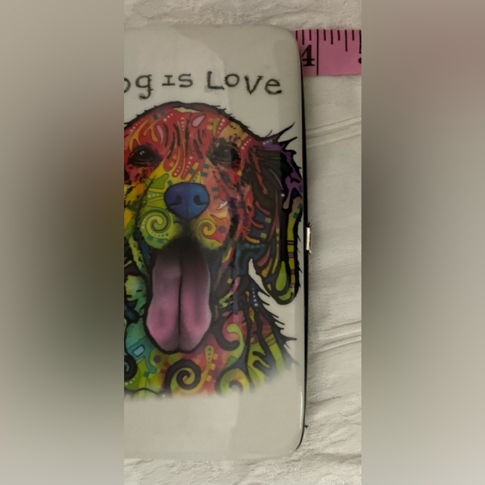 Hard Case Dog Is Love Wallet - Picture 12 of 13